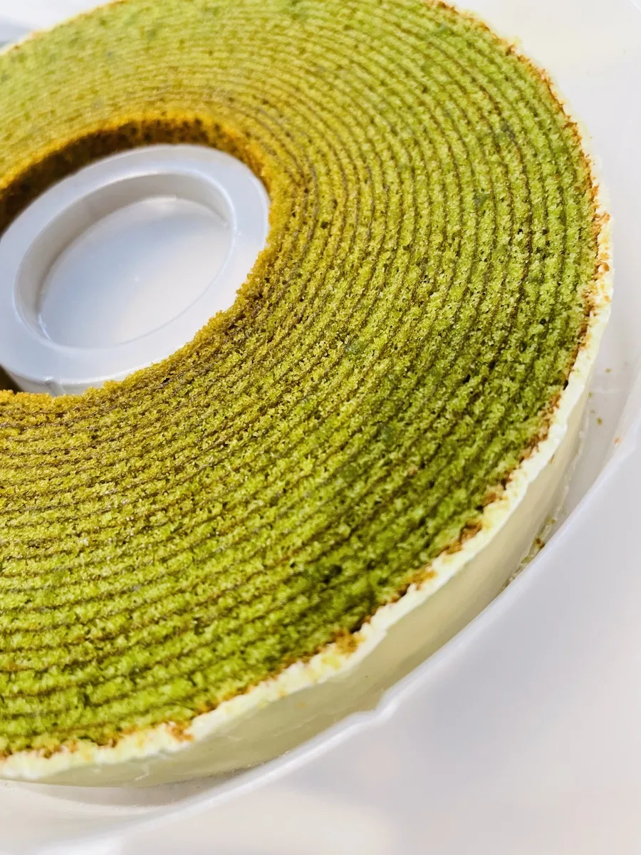 CHIYOの和の抹茶色の断面