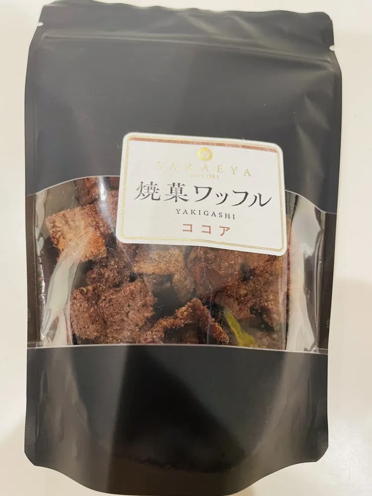 さかえ屋の焼菓子ワッフル ココア